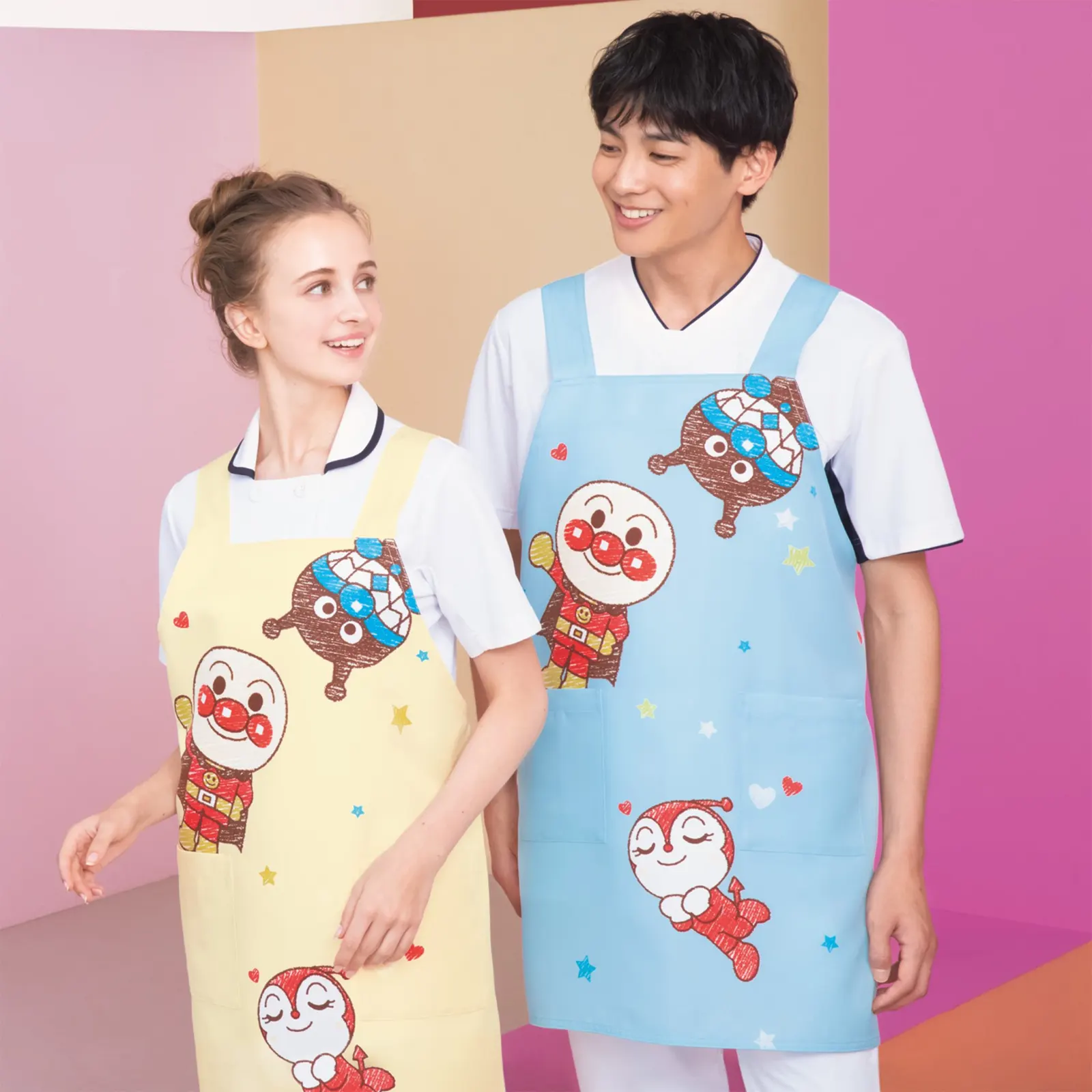 クレヨンタッチプリントエプロン